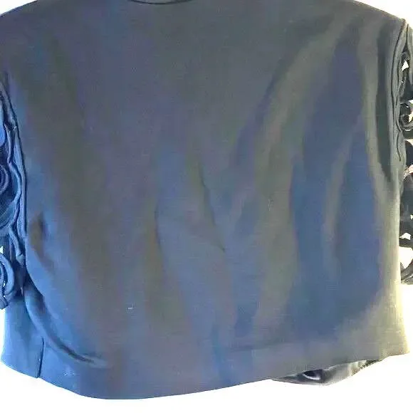 Scott McClintock Wmns Black Bolero Jacket Size 10 - Picture 5 of 5